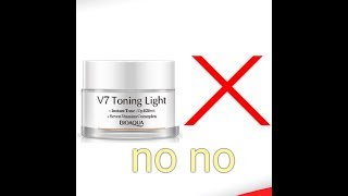 NO BIOAQUA V7 Toning Light cream [upl. by Grayson190]