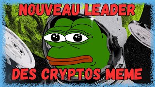 PEPE COIN 🐸 NOUVEAU LEADER DES MEME COINS  🔥 ÉNORME VOLUME EN 24H 😱 [upl. by Ecinev]