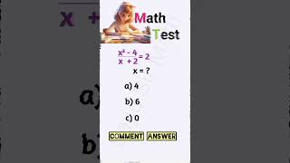 Math Test 👇 [upl. by Enidualc]