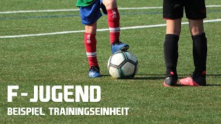 FJugend  Spiel in die Tiefe  Fußballübungen für Trainer Kinderfußball [upl. by Cuyler]