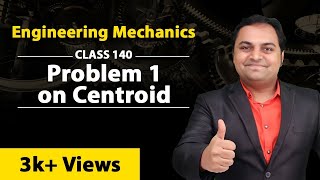 Engineering Mechanics Statics Lecture 23  Centroids [upl. by Ydnik]