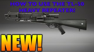 GUIDE TO USING THE TL50 HEAVY REPEATER Star Wars Battlefront [upl. by Etnoj230]