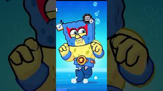 Spongebob Spongebob Patrick Patrick Song 🤭 Brawl Stars Version brawlstars shorts [upl. by Rodd]