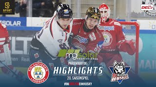 Highlights 20 Saisonspiel  EV Landshut vs Kassel Huskies [upl. by Triplett]