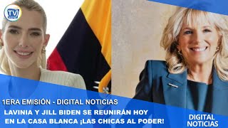 LAVINIA Y JILL BIDEN SE REUNIRÁN HOY EN LA CASA BLANCA ¡LAS CHICAS AL PODER [upl. by Airel540]