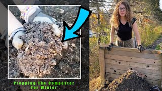 Prepping The Composter For Winter 🥶❄️ foryou machine farming youtubeshorts trending [upl. by Zoha]