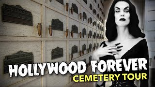 Hollywood Forever Cemetery Tour  Vampira Johnny Ramone Burt Reynolds Estelle Getty amp MORE 4K [upl. by Symons]