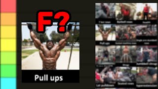 RANKING EVERY BACK EXERCISE Tier List [upl. by Corri]