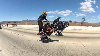 Redline Annual Ride 2014 motorcycle stunts wheelies [upl. by Lainey]