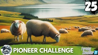 All of the animal pens are in  FS22 Alone in the World Pioneer Challenge Part 25 [upl. by Kant]