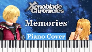 Memories  Xenoblade Chronicles  Piano Cover [upl. by Allin]