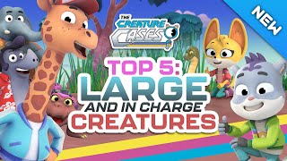 CreatureCases  🦒 Top 5 Large and In Charge Animals 🗒️  Creature Features  Full Episodes [upl. by Britton923]