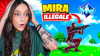 Una MIRA ILLEGALE in RANKED UNREAL 😱 aimbot FORTNITE ITA [upl. by Alimrahs]