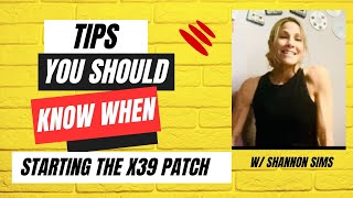 Welcome to X39 Tips you Should Know when Starting the Patch X39 lifewave healthsolutions GHKcu [upl. by Inalaehak]