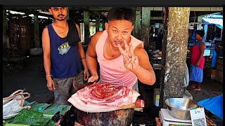 Amazing Fatty Pork amp Red Meat Pork Slicing amp Cutting by MyselfBest Butchery SkillsBest Pork [upl. by Mandelbaum461]