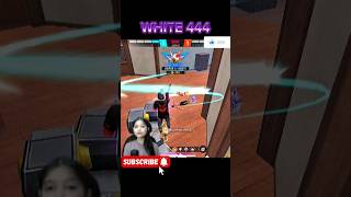 White 444⚡⚡ game play 🤯 free fire white 444 garenafreefire gaming shorts [upl. by Ynabla384]