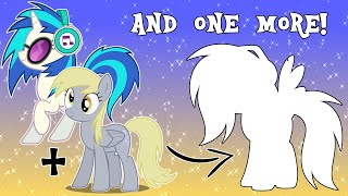 DERPY HOOVES  VINYL SCRATCH SPEEDPAINT Theme Background Mane Six 1 [upl. by Nimsaj]