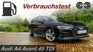 2020 Audi A4 Avant 45 TDI Quattro  Verbrauchstest  Review  Test  Fahrbericht [upl. by Sammy]