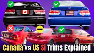 The Strange Canadian Market Honda Civic Trim Differences Explained [upl. by Nelehyram]