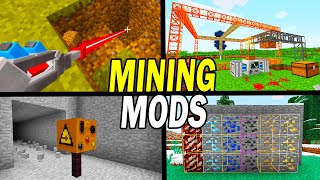 28 INCREDIBLE Mining Mods For Minecraft Forge amp Fabric [upl. by Delos]