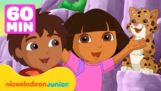 Dora  Le sauvetage audacieux danimaux par Dora et Diego   Nickelodeon Jr France [upl. by Aremahs]