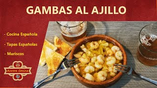 GAMBAS AL AJILLO La más fácil y deliciosa receta con gambas [upl. by Kcirddot95]