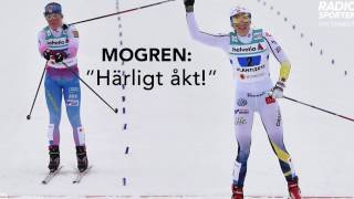 Stina Nilsson spurtar hem VMsilver i stafett 2017 [upl. by Nuahsyar]