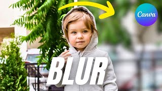 How To Blur Photo Background in Canva 2024 [upl. by Eiramanel535]