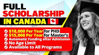 Guaranteed Full Funding after Admission at this Canadian University [upl. by Coster]