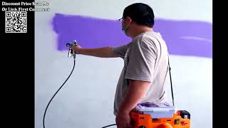 Backpack Handheld Airless Paint Sprayer Machine Review Aliexpress [upl. by Osborne332]