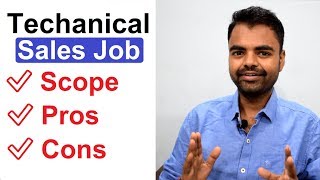 Career in Technical Sales Job in India After BTechMTech Pros and Cons Salary Scope Hindi [upl. by Enillebyam]