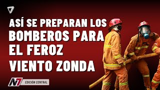 🔴 ¡Preparativos extremos Así se alistan los bomberos para enfrentar el imparable viento Zonda [upl. by Filipe]