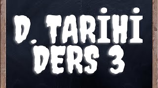 DİNLER TARİHİ DERS 3 2021 DHBT TEKRAR KAMPI [upl. by Ulphia]