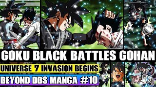 Beyond Dragon Ball Super Ultimate Gohan Vs Goku Black In Universe 7 The Battle For Earth Begins [upl. by Sunshine]