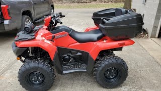 2022 King Quad 750 Kimpex Nomad seat install and quick review [upl. by Aronson]