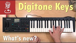 Digitone Keys  whats new Review tutorial and comparison to Digitone [upl. by Itak678]