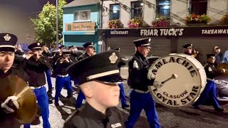 Camlachie Loyal Star Glasgow  Downshire Guiding Star band parade 2024 [upl. by Kus]