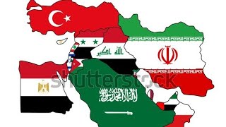 world flag map small scale 2 part3 middle East [upl. by Yelac]