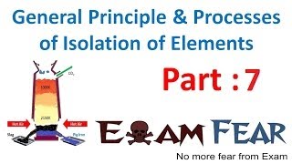 Chemistry Isolation of Elements part 7 Thermodynamics Principle of Metallurgy CBSE class 12 XII [upl. by Noryahs320]