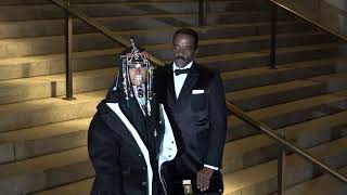 CFDA Awards paparazzi celebrities steps Natural History Museum October 27 2024 [upl. by Aunson]