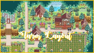 Stardew Valley – Tiny Wild Farm Layout [upl. by Erbes]