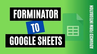 Quickly connect Forminator to Google Sheets with AFI plugin [upl. by Dennis]