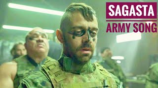 sagasta army song  elite army of sagasta  money heist season 5  la casa de papel season 5 [upl. by Nitnerb]