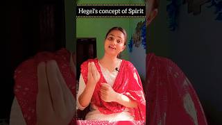 Hegel concept of spirit  hegel political thought in hindi [upl. by Riess]