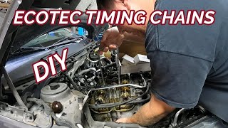 How To Replace Ecotec Timing Chains and Balance Shaft Chains [upl. by Gersham]