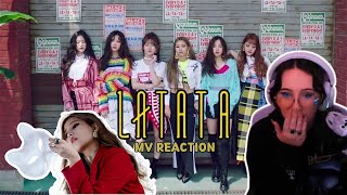 ❥first time watching 여자아이들GIDLE  LATATA Official Music Video Reaction [upl. by Akiret]