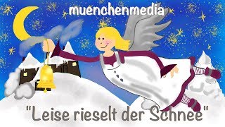 ⭐️ Leise rieselt der Schnee  Weihnachtslieder deutsch  Kinderlieder deutsch  muenchenmedia [upl. by Adnolehs]