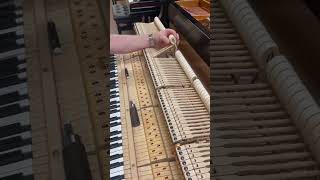 Action on a Steinway B Grand Piano [upl. by Enelia]