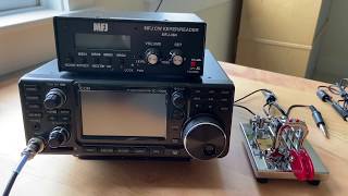 Connecting the MFJ464 CW KeyerReader to the ICOM IC7300 tranceiver [upl. by Gerome]