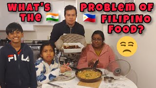 WHAT IS THE PROBLEM OF MY FILIPINO FOOD Filipino Indian Family Life in the UK 🇬🇧 [upl. by Sams811]